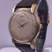 lecoultre vintage 1940s power reserve 10474 automatic bumper cal 481 gold plated 4