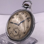 longines vintage 1929 pocket watch steel breguet numerals cal 18 25 abc 4