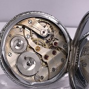 longines vintage 1929 pocket watch steel breguet numerals cal 18 25 abc 5