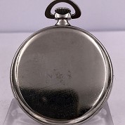 longines vintage 1962 pocket watch steel with applied indexes and logo cal 3793 6