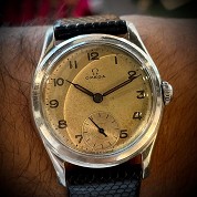 omega vintage 1947 military style army 2450 7 1