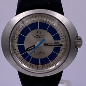 omega vintage 1970 dynamic lady blue and silver dial st566015 1