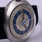 omega vintage 1970 dynamic lady blue and silver dial st566015 5