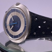 omega vintage dynamic blue and grey  orig strap and buckle 2