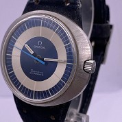 omega vintage dynamic blue and grey  orig strap and buckle 4