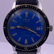 prim vintage diver sport incredible blue dial 5