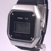 yema vintage digital quartz lcd 32768 hz with original strap 5